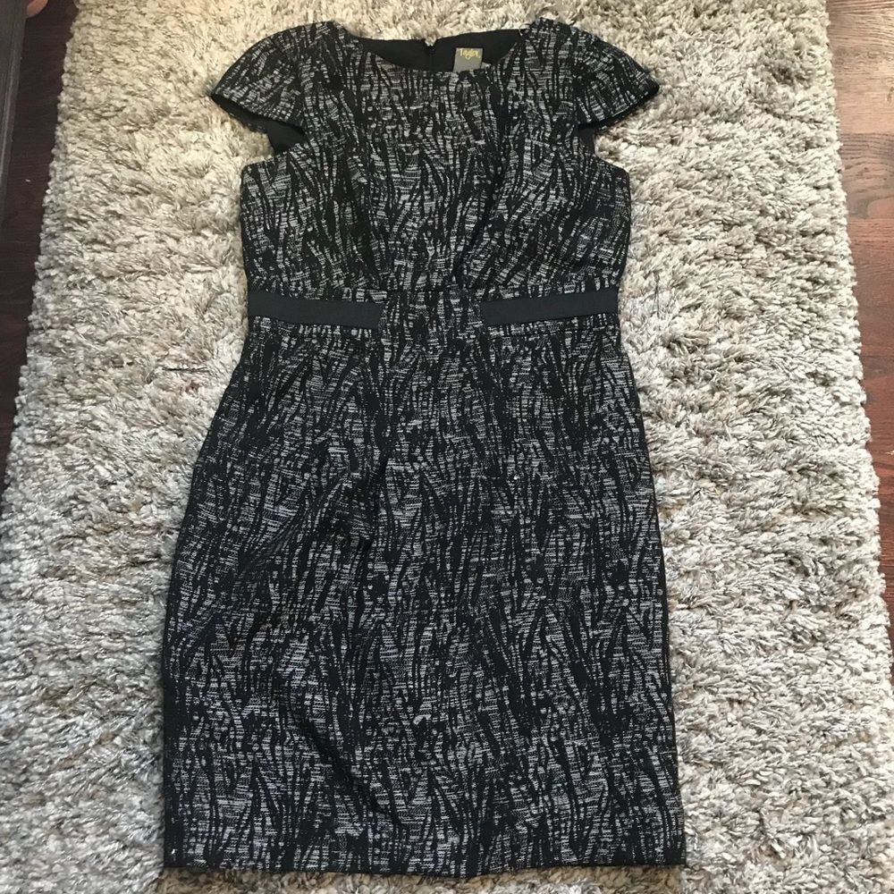 Taylor cap sleeved pencil dress